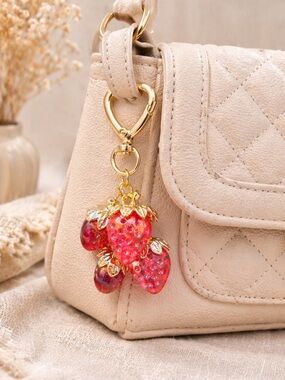 Strawberry Keychain